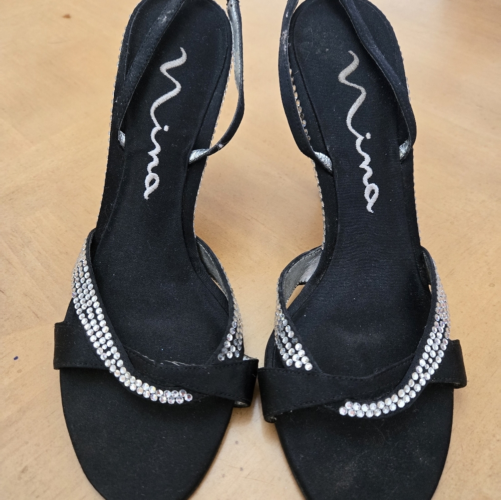 Nina black heels